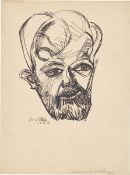 Conrad Felixmüller. ”Der Maler Peter August Böckstiegel”. 1915