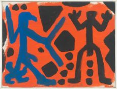 A.R. Penck. ”Sendero luminosos I”.
