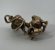 9ct Donald Duck Style Charm Pendant