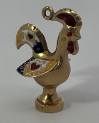 19.2ct Gold 800/1000 Portuguese Cockerel Charm Pendant