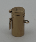 9ct Gold Articulated Jar Charm Pendant