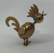 Cockerel Charm Pendant