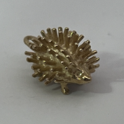 9ct Gold Hedgehog Charm Pendant