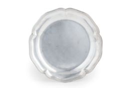 PIATTO IN ARGENTO, FRANCOFORTE, XVIII SECOLO