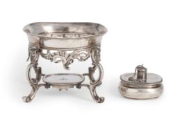 SCALDAVIVANDE IN ARGENTO CON SCALDINO, DEN HAAG, 1758, ORAFO M. DE HAAN