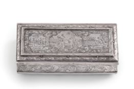 SCATOLA IN ARGENTO, SNEEK, 1875-1909, ORAFO A.GROOT