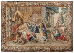 ARAZZO FIAMMINGO, BRUXELLES, FINE DEL XVII SECOLO