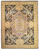 TAPPETO EUROPEO, SAVONERIE AUSTRIACA IN STILE LOUIS XIV, CIRCA 1900-1920