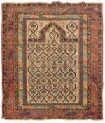 TAPPETO CAUCASICO DA PREGHIERA, SHIRVAN, CIRCA 1890