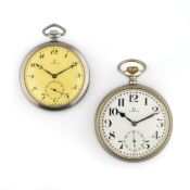 OMEGA, LOTTO DI DUE OROLOGI DA TASCA, SVIZZERA 1922-1924