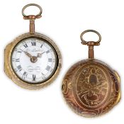 BORDIER, FRERES, OROLOGIO DA TASCA CON SCAPPAMENTO A VERGA, SVIZZERA 1760 CIRCA
