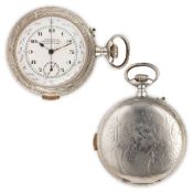 TH. PICARD FILS, OROLOGIO DA TASCA, CON RIPETIZIONE QUARTI E CRONOMETRO, SVIZZERA 1930 CIRCA