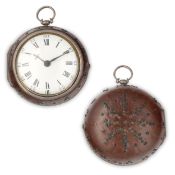 DUNLOP OROLOGIO DA TASCA A DOPPIA CASSA, INGHILTERRA 1720 CIRCA