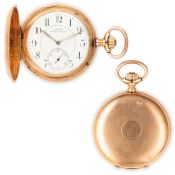 J. ASSMANN GLASHUTTE SACHESEN, OROLOGIO DA TASCA SAVONETTE IN ORO, GERMANIA 1927 CIRCA
