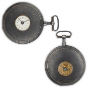 DE BELLE A PARIS, OROLOGIO DA TASCA OCCHIO DI BUE, FRANCIA 1790 CIRCA