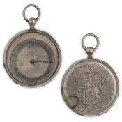 ASIMMETRICO, RIPETIZIONE QUARTI, OROLOGIO DA TASCA IN ARGENTO, SVIZZERA 1830 CIRCA