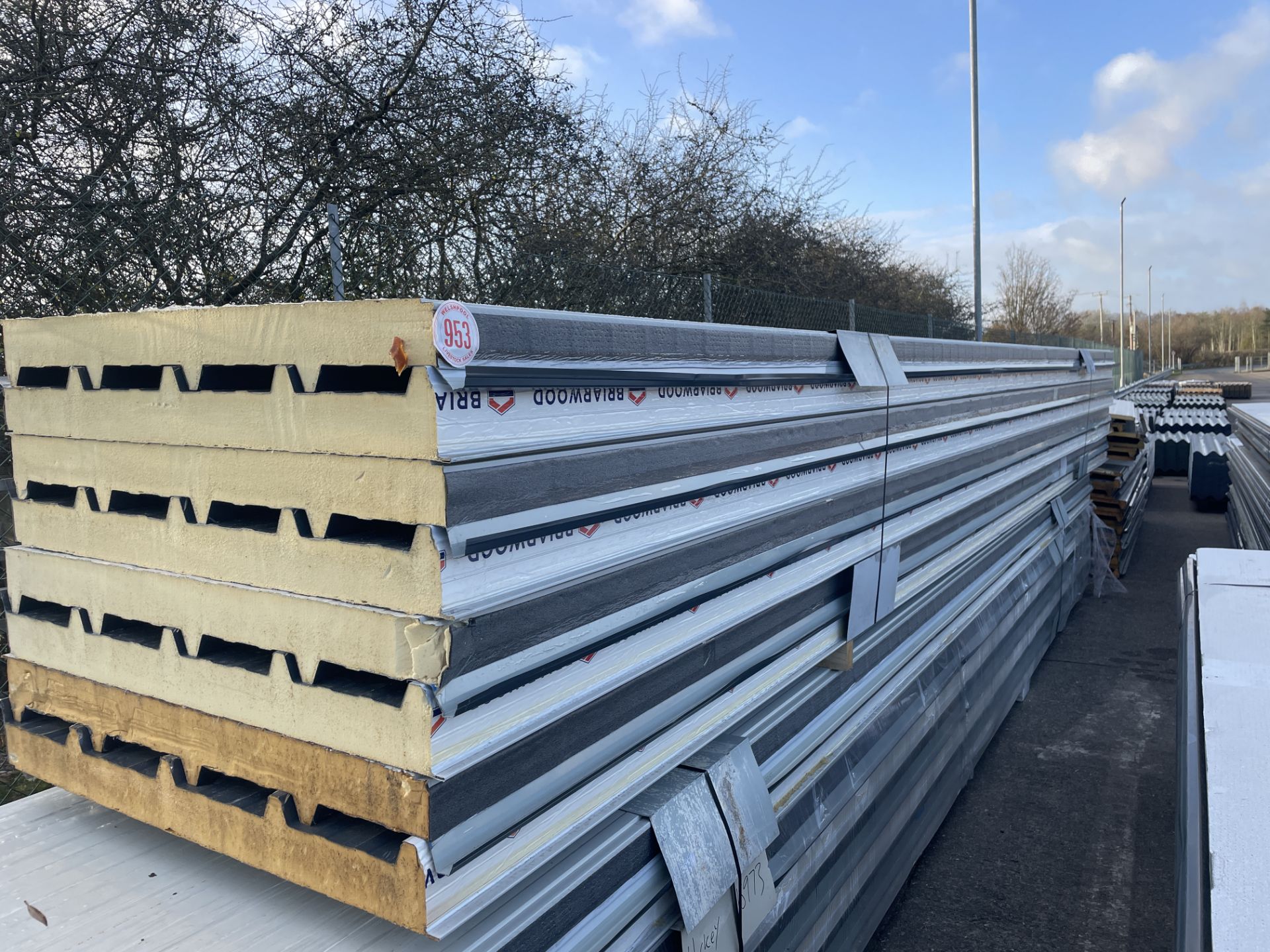 8 X INSULATION PANELS. 80mm X 7m