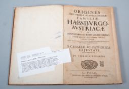 Jo. Georgio Eccardo: Origines serenissimae ac potentissimae familiae Habsburgo-Austriacae, 1721