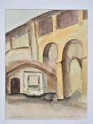 Ursula Wild (*1942, München) - St. Gimignano