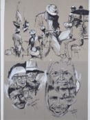 Reinhold W. Timm (1931 Stettin - 2001 Berlin) - Zeichnung Mauritius, 1988