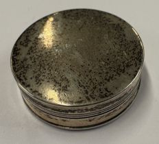 An 18th Century George III silver snuff box.