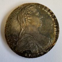 An unusual Continental silver coin.