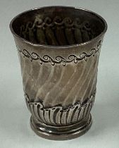 A Victorian Scottish silver toy beaker.