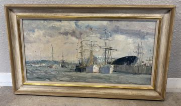 JOHN ALFORD: (British, b. 1929): A framed oil on board.