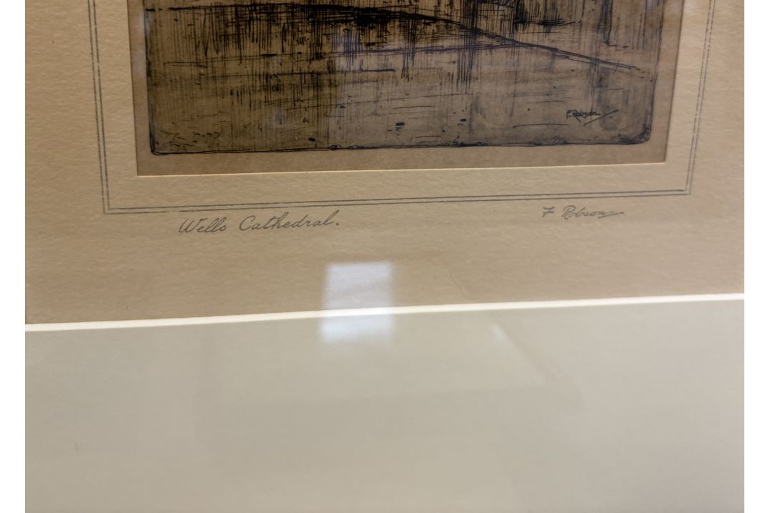RAFAEL ORTIZ AUFAU: (Spanish, 1935 - 2000): A framed and glazed coloured lithograph etc. - Image 4 of 5