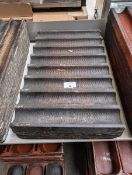 +VAT Approx. 10 45x76cm bakers baguette type trays