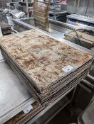 +VAT Approx. 25 45x77cm flat bakers oven trays