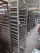 +VAT 52x82cm mobile bakers trolley
