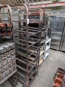 +VAT 52x67cm mobile bakers trolley possibly for a Revent or similar oven