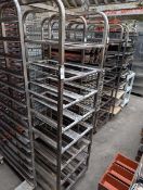 +VAT 52x67cm mobile bakers trolley possibly for a Revent or similar oven