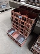+VAT 16 3 strap bakers bread tins 45x19cm