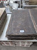 +VAT Approx. 20 45x76cm perforated flat bakers oven trays
