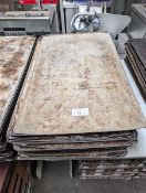 +VAT Approx. 30 45x76cm flat bakers oven trays