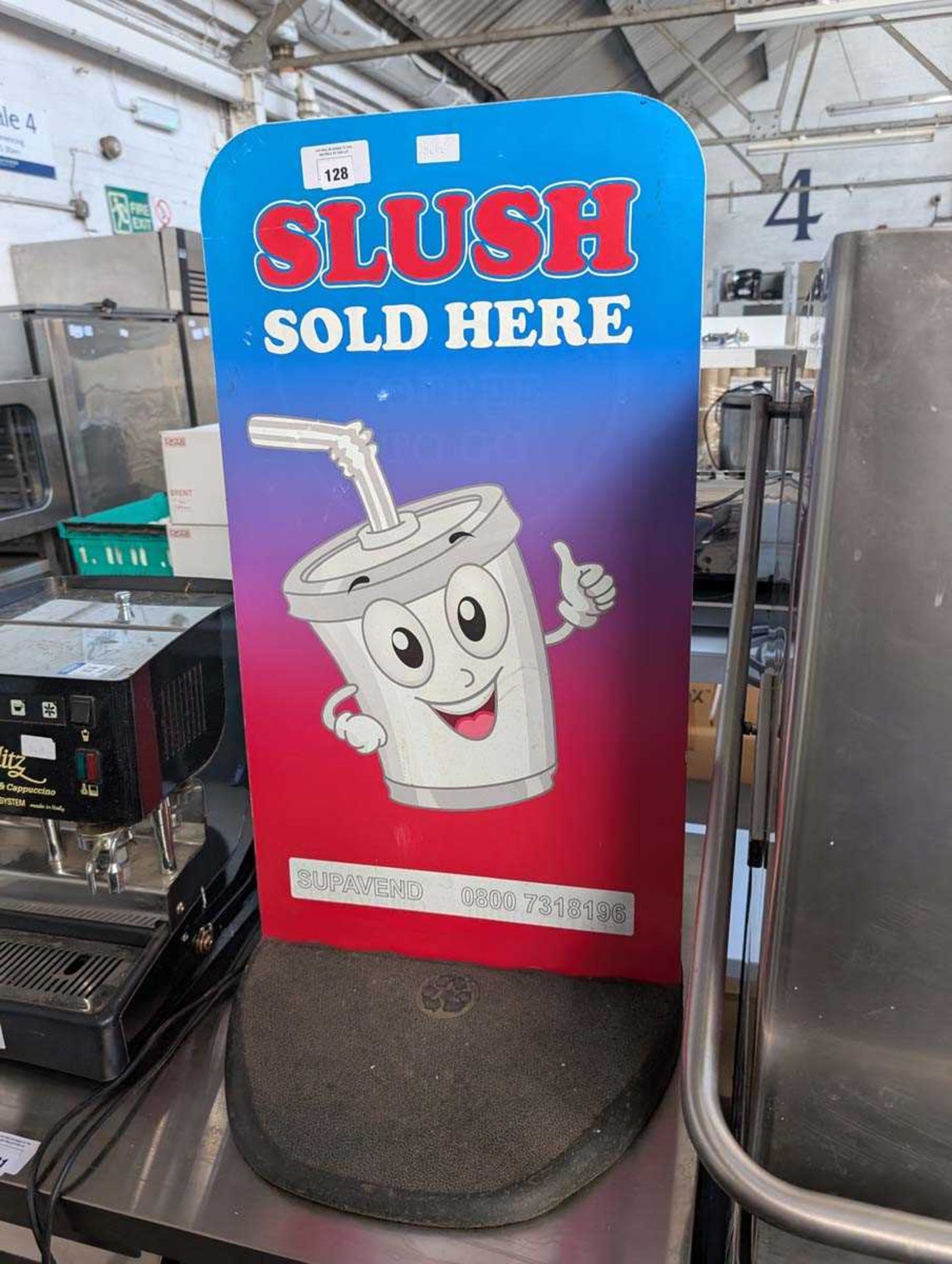 +VAT Slush Sold Here sign