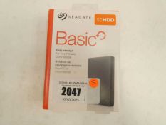 +VAT *Sealed* Seagate Basic 1TB portable drive
