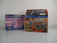Three Matchbox models: BM-4 Big-M-X mechanical coal hopper and tipper truck, Classical Vehicles gift