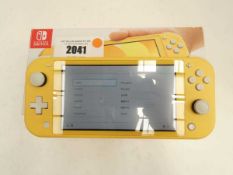 +VAT Nintendo Switch Lite Yellow, boxed