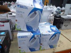 +VAT Five Brita water filter jugs plus one unboxed