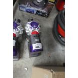 +VAT Dyson V8 cordless stick vacuum cleaner with battery, charger, dock, pole and 1 head attachment