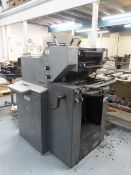 +VAT Heildelberg Printmaster SRA 3 press with numbering and perforation, Year: 1998
