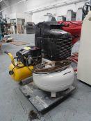 +VAT F114 Eurocompress small receiver mount compressor with Stanley 24L receiver mount air