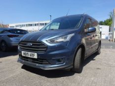+VAT (MB19 ARF) Ford Transit Connect 200 SPRTE blue panel van 1499cc diesel engine, first registered