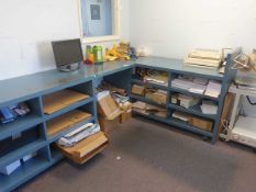 +VAT Contents of the packing room to inc: Salter Brecknell PS-50 scales, GBC5000 hand operated