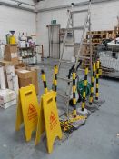 +VAT The original 'Ralph Allen Press' Ltd. advertising sign, folding stepladder, hose, sprayer, 6