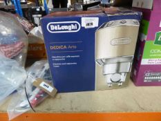 +VAT Delonghi Dedica Arte espresso and cappuccino maker