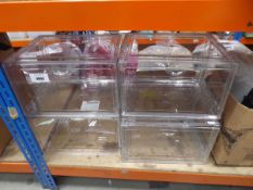 +VAT Quantity of stackable shoe box and organisers